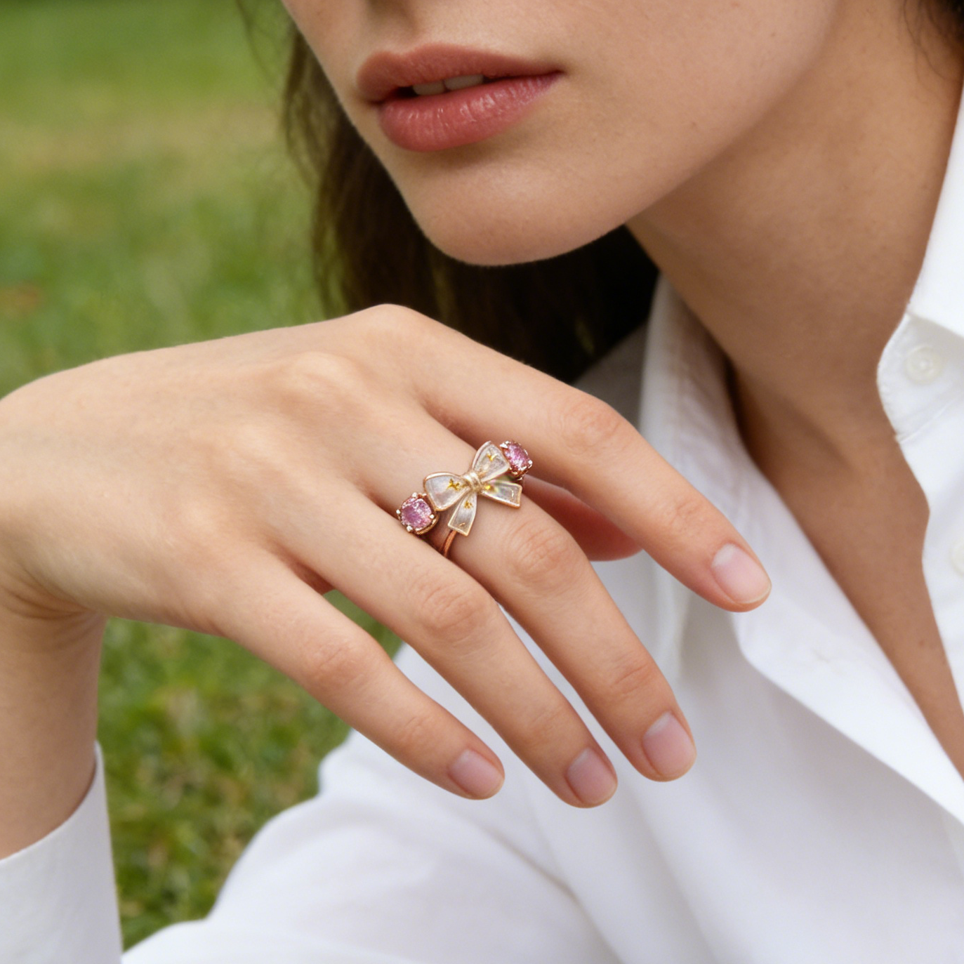 Starry Bow Ring