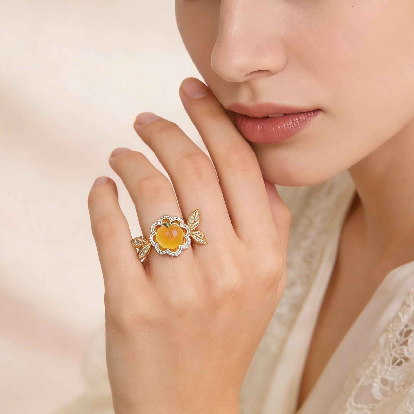 Golden Fruit Ring