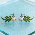 Peace Anchor Earrings