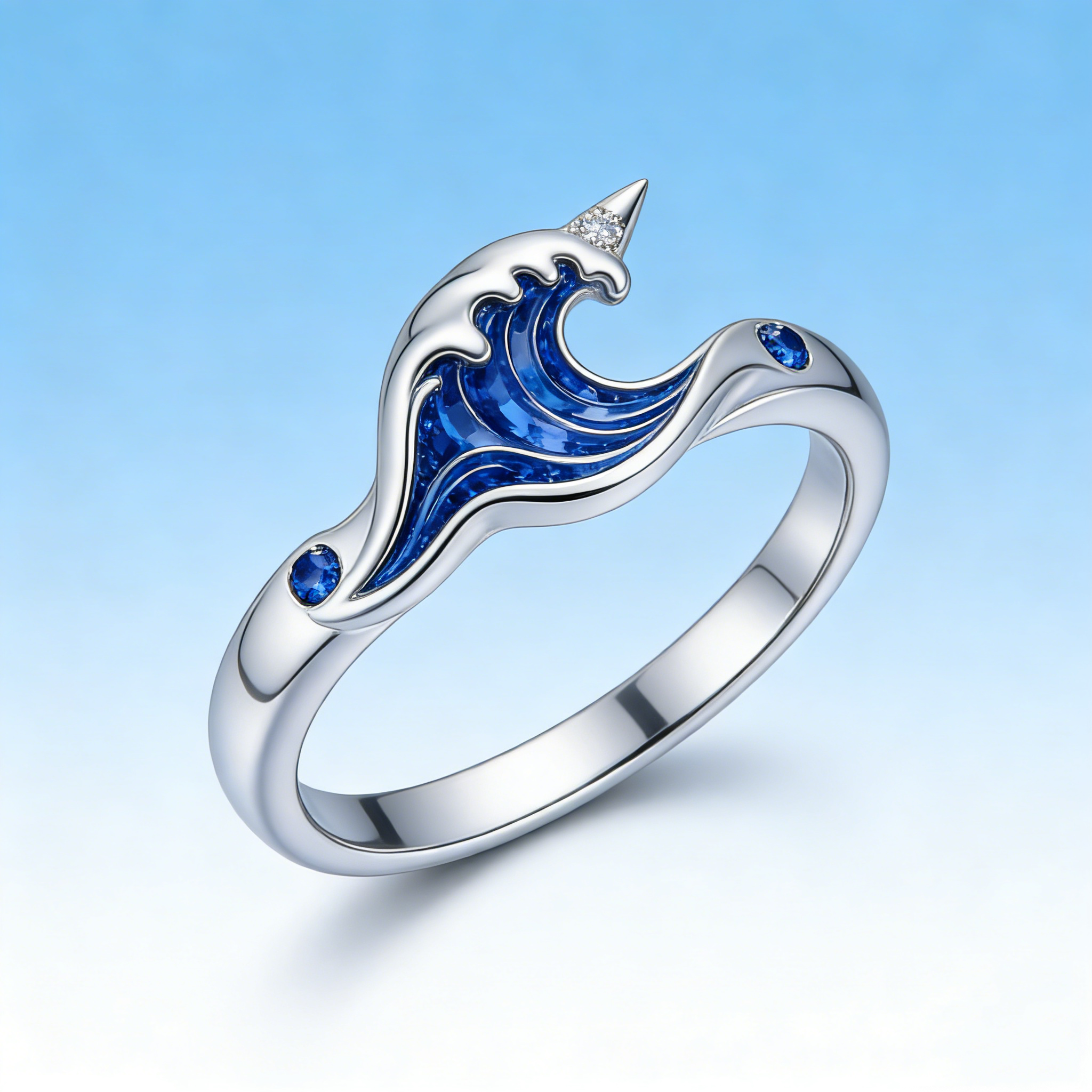 Wave Crest Ring